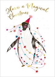 Penguin Christmas Card 
