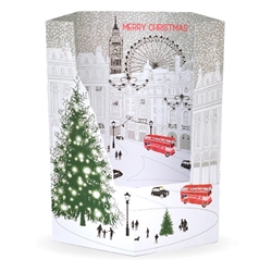 3D London Christmas Card Christmas