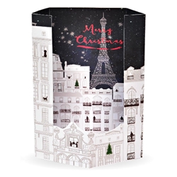 3D Paris Christmas Card Christmas