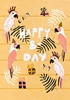 Parrots Birthday Card 