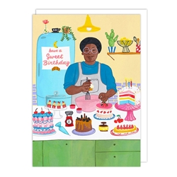 Roberto Cake Birthday Card 
