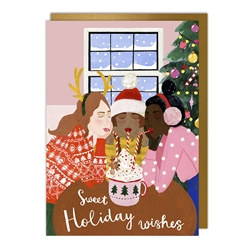 Sweet Holiday Wishes Christmas Card Christmas