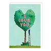 Heart Tree Valentines Day Card 