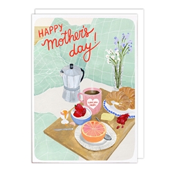 Breakfast Love Mothers Day Card 