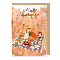Picnic Thanksgiving Card 