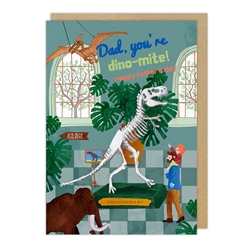 Dino-Mite Fathers Day Card 