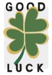 Clover Good Luck Card