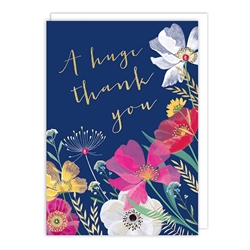 Flowers Thank You Card 