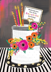 Cake Beautiful Birthday Card 