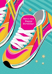 Shoe Birthday Card 