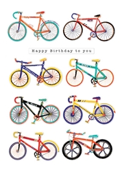Bicycle - Birthday Card 