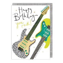 You Rock Birthday Card 