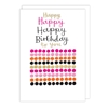 Pink Dogs Birthday Card 