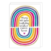 Rainbow Wishes Birthday Card 