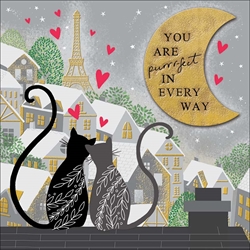 Cats Purrfect Valentines Day Card 