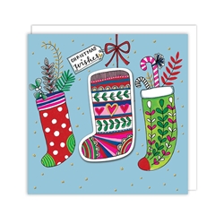 Stockings Christmas Card Christmas