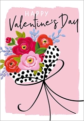 Bouquet Valentines Day Card 