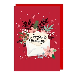 Greetings Envelope Christmas Card Christmas