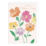 Pastel Flowers R Mother's Day Card 
