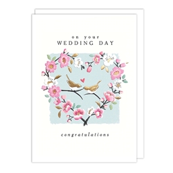 Birds Wedding Card 