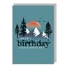 Mountains Birthday Card 