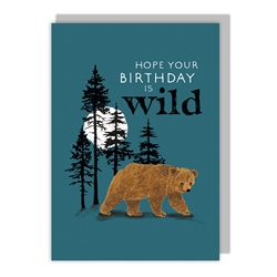 Bear Wild Birthday Card 