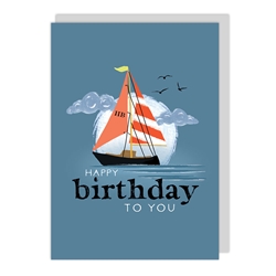 Sailboat Birthday Card 
