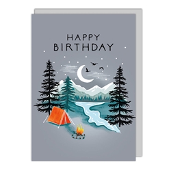 Camping Birthday Card 