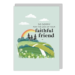 Faithful Friend Sympathy Card 