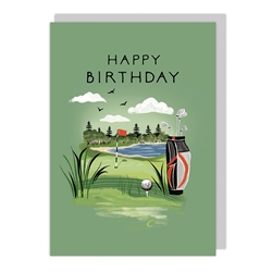 Golf Birthday Card 