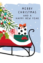 Sleigh - Christmas Card Christmas