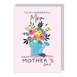 Watering Can Mothers Day Card 