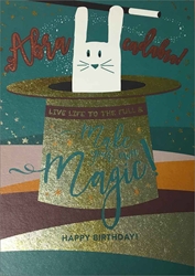 Cat Hat Magic Birthday Cards 