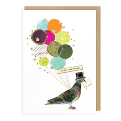 Pigeon Birthday Card 