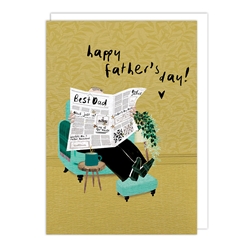 Newspaper Fathers Day Card 