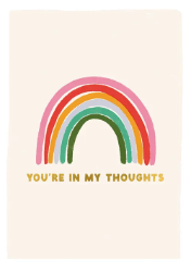 Rainbow Thinking of You Greeting Card