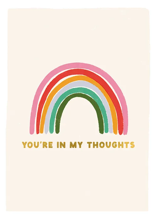 Rainbow Thinking of You Greeting Card