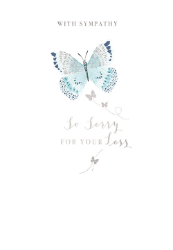 Butterfly Sympathy Greeting Card