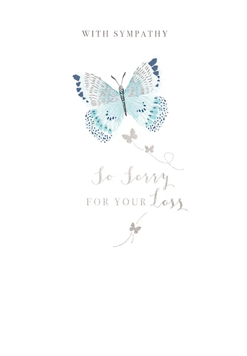 Butterfly Sympathy Greeting Card