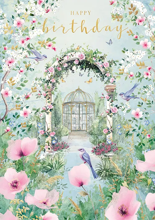 Conservatory Birthday Greeting Card