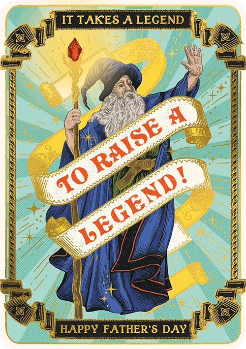 Raise Legend Father's Day Greeting Card