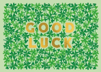 Clovers Good Luck Greeting Card