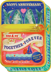Great Catch Anniversary Greeting Card