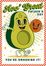 Avo Dad Fathers Day Greeting Card