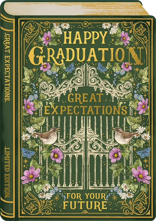 Great Expectat Graduation Greeting Card