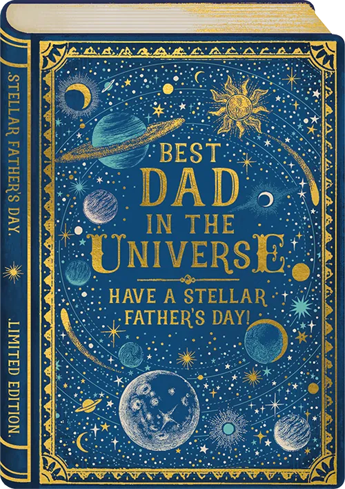 Universe Dad Father's Day Greeting Card