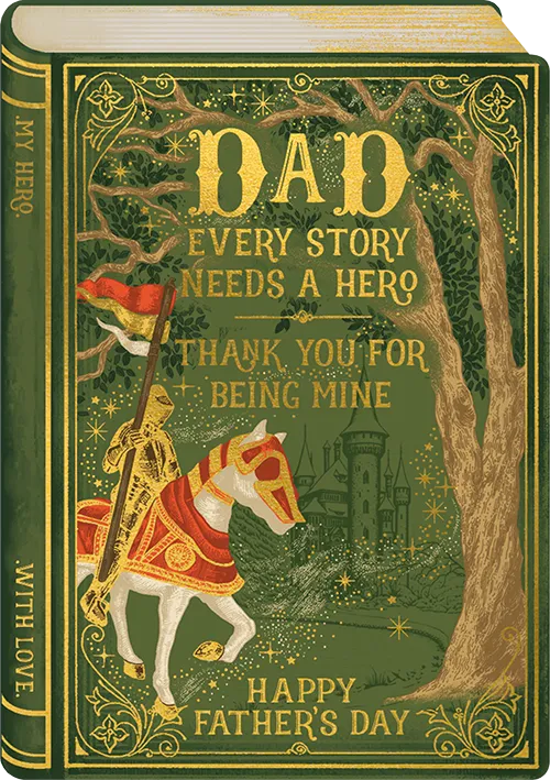 Hero Dad Father's Day Greeting Card