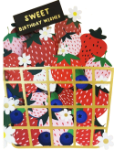 Berries Birthday Diecut Greeting Card