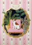 Dog Chair Birthday Diecut Greeting Card