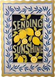 Sunshine Friendship Diecut Greeting Card